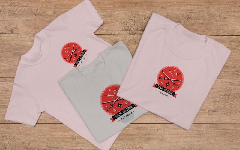 T-shirts marqués en transfert DTF, petite série